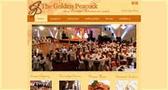 Desktop Screenshot of goldenpeacockbanquets.com